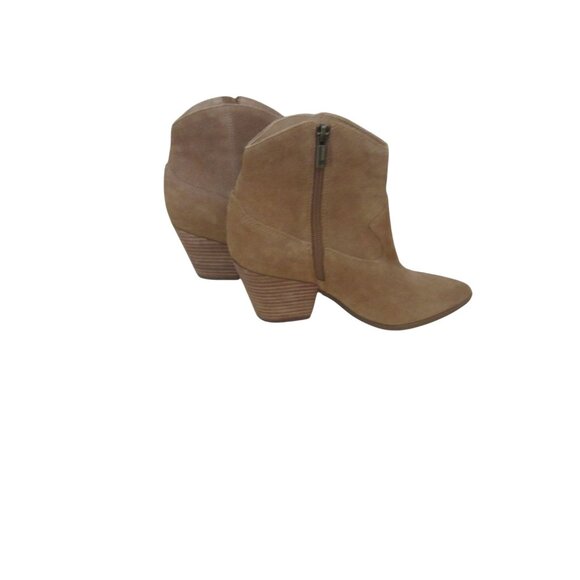 Lucky Brand Ellmay Western Style Brown Suede Ankle Boots Size 9M - Picture 4 of 7